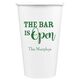 The Bar is Open Paper Coffee Cups Image 3 of 5
